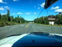 Thursday, June 30th was another nice day for driving - then strong winds which threatened to blow my canoe off the truck every time I passed a semi on the TCH!