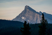 Views back to Mount Rundle.