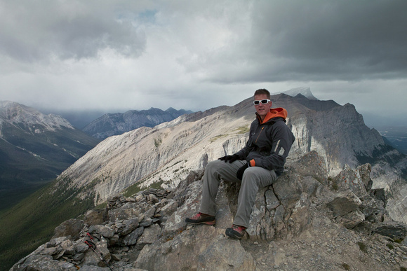 Vern on the summit of Ha Ling.