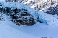 Up close and personal with the AA Glacier ice fall.