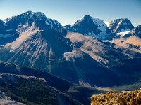 Great views of Engelhard, Alberta, Woolley and Diadem (L to R).