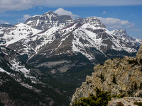 Mount Blakiston with Ruby Ridge in the fg.