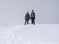 Jeff and Vern on the summit of Tangle Ridge.