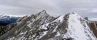 Views towards Skogan Peak from the summit ridge.