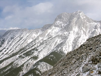 The Wedge from the descent slopes of Opal Ridge North.