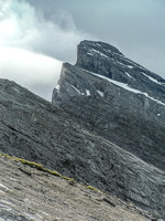 Fierce views to another summit along Rundle.