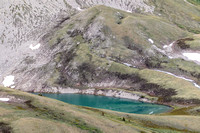 The lower tarn to the SE.