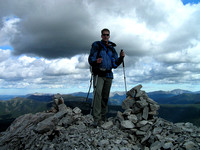 The first summit on the ridge to Allison Peak.