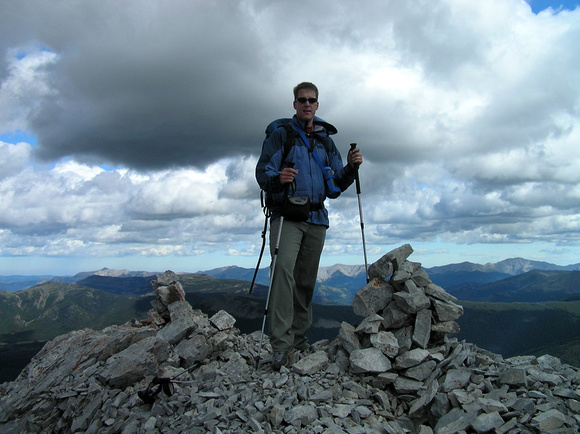 The first summit on the ridge to Allison Peak.