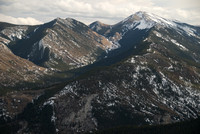 Views over Mount Mann towards Mount Burke.