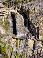 Waterfall on the Mount Wapiti massif.