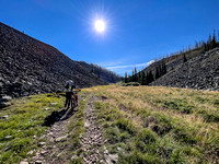Biking the Pleasant Valley Trail.