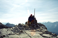 Vern at the summit of Pocaterra