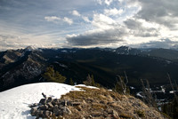 Burke at left, Hell's and Raspberry Ridge at right.