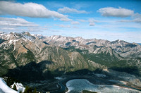 Views across lac des arcs.