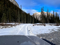 Driving up the Ghost River to the Ghost Wilderness boundary.