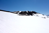 The summit ridge.