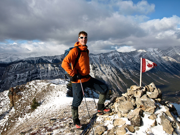 Vern on the Summit of King Creek Ridge.