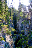 The Owen Creek slot canyon.