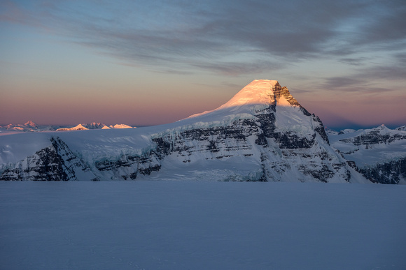 Sunrise on Mount Columbia.