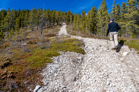 The steep OHV track on the south slopes of Marble.