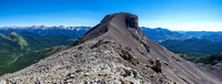 The summit of Mount Muir from the false summit.