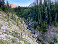Spectral Creek waterfalls.