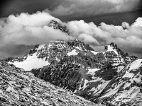 As we ascended and slowly made our way further south along the ridge, Mount Assiniboine finally came into full view granting us some wild scenes.