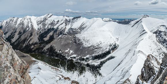 Mount Townsend at right, Stenton at left.