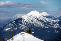 Mount Erikson lies directly north of Tent Mountain.