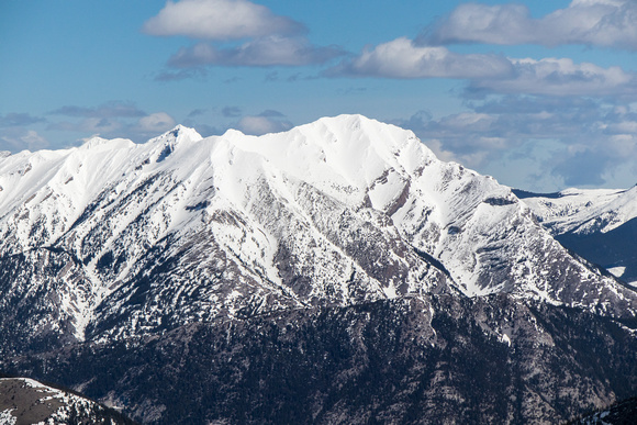 Phillipps Peak and Mount Tecumseh.