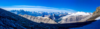 A slightly more zoomed pano from the Owen col with Ben this time.
