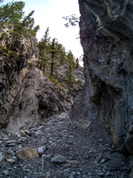 The access canyon.