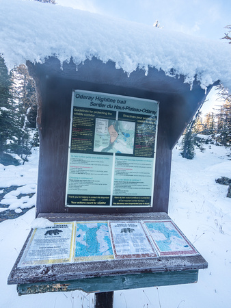 A frozen registration box with warnings and closures marked.