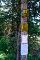 Lots of signage at the trailhead.