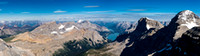Great views north and west include Mary Vaux, Unwin, Charlton, Maligne Lake, Warren and Brazeau.