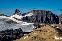 A unique view of Mount Noyes (L).
