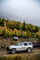 My xTerra on the Rice Brook spur road.