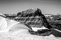 A great shot of the Northeast Ridge of Alberta. The North Face is in deep shadow.