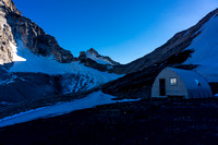 The Hind hut is an awesome way to spend the night before a climb - especially on the third weekend in September when it's completely empty!