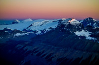 Mount Saskatchewan at sunrise.