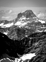 Mount Assiniboine and tiny Lunette to the left.