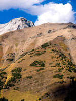 Note the tiny figures on the summit of Pocaterra Ridge.