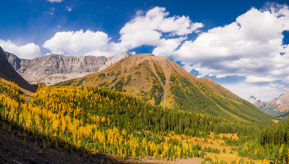 Another panorama of Pocaterra Ridge.