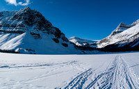 I've spent many winter mornings skiing across Bow Lake and it's usually pretty darn frosty - this day was no exception.