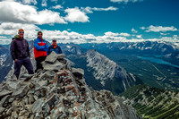 Vern, Kelly and Wietse on the summit of Mount Hood.