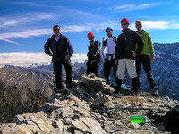The group at the summit of Buchanan Peak.