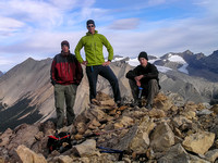 Jon, Vern and Rod on Oyster Peak.