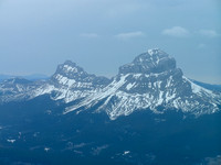 Crowsnest Mountain from the summit of Sentry Mountain.