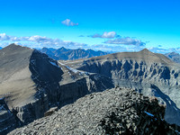 Outlaw (L) and Cornwall (R) from the summit of Banded.